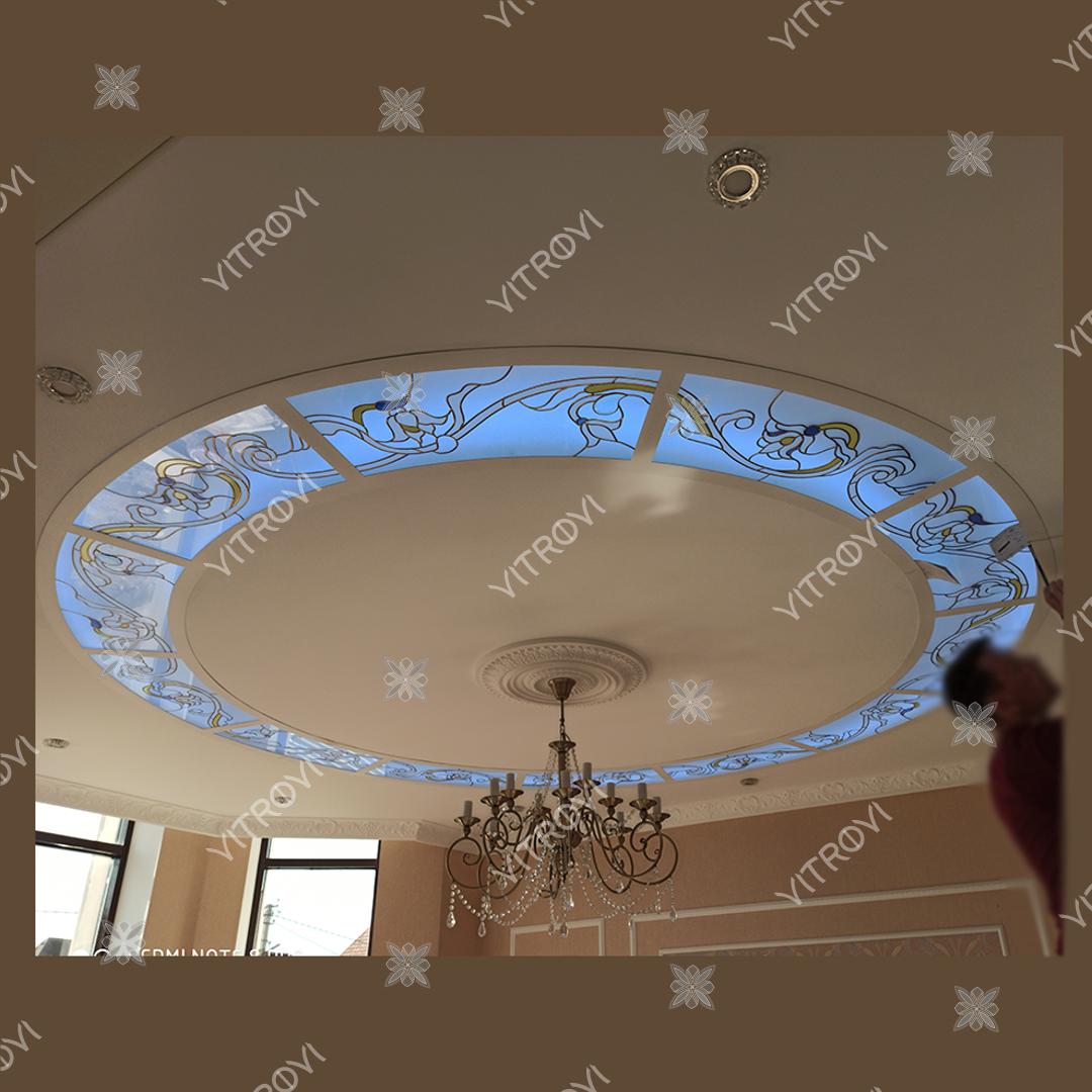 Ceiling stained glass