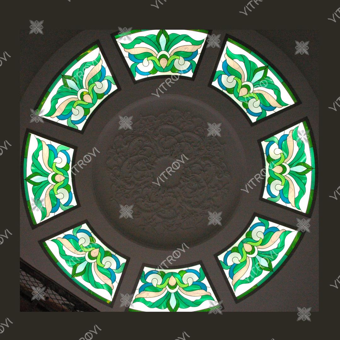 Ceiling stained-glass