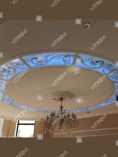 Ceiling stained glass