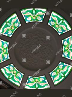 Ceiling stained-glass