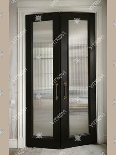 Stripe film on interior doors